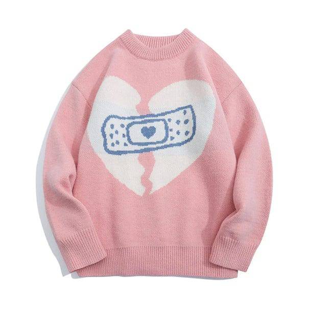 Broken Heart Sweater | Aesthetic Clothes