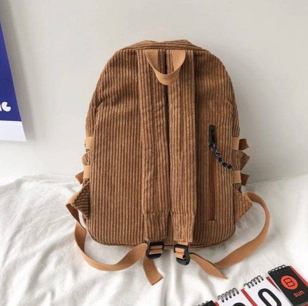 Classic Corduroy Backpack | Aesthetic Backpacks