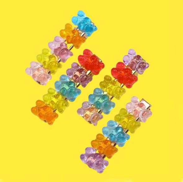 Gummy Bear Hair Pin - All Things Rainbow