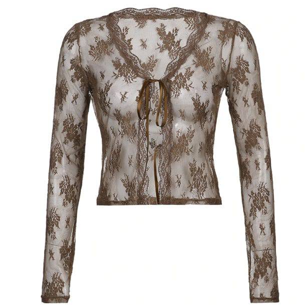 Coquette See Through Top | Coquette Aesthetic Clothes