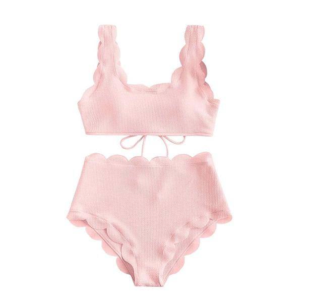 High Waist Vintage Look Bikini | Aesthetic Swimwear