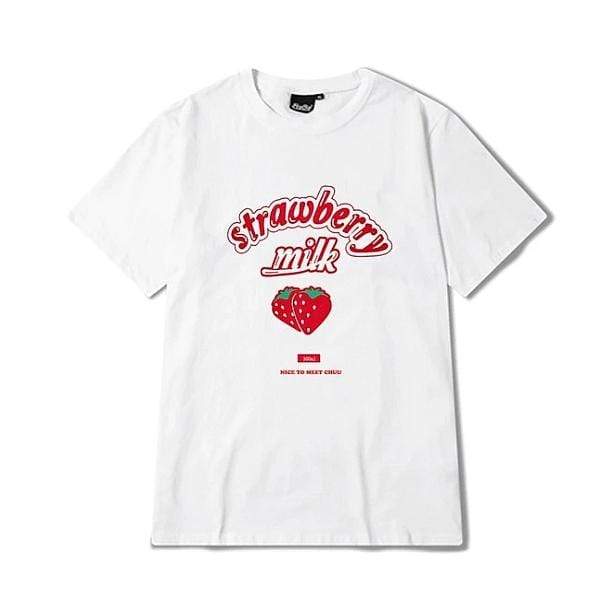 Strawberry Milk T-Shirt - All Things Rainbow