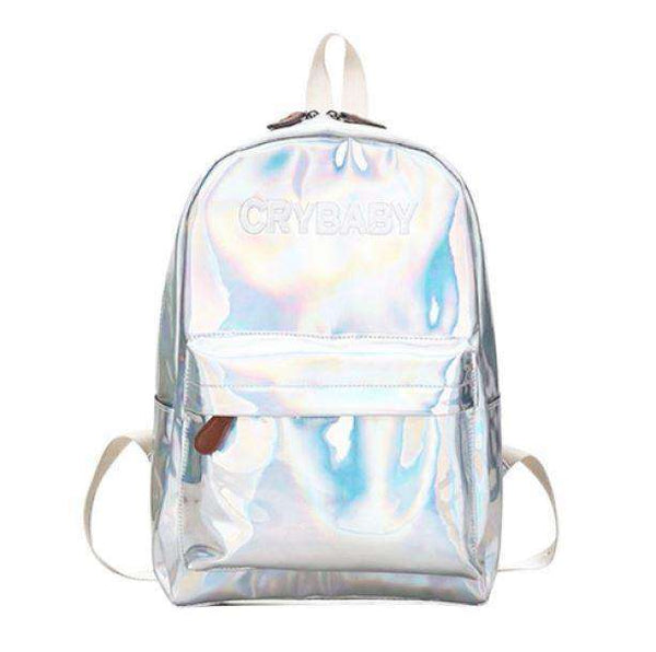 Crybaby holographic outlet backpack