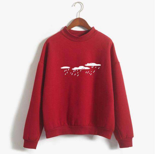 Jumper With Clouds - All Things Rainbow