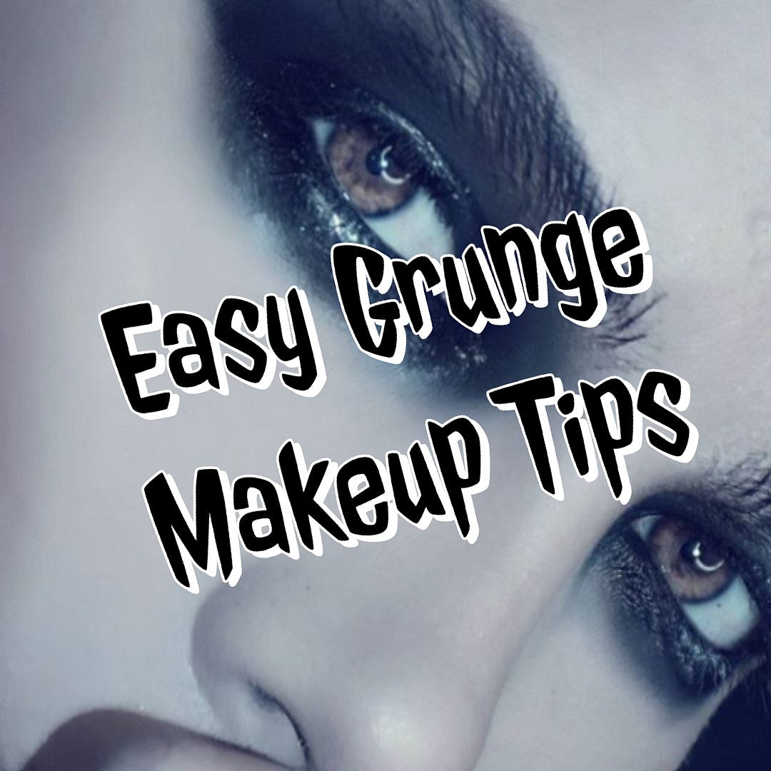 easy grunge makeup tips