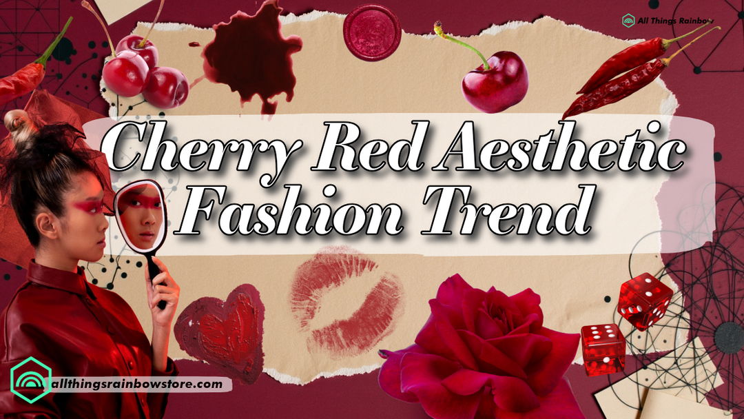 Dark Cherry Red Aesthetic Fashion Trend | Aesthetic Clothes