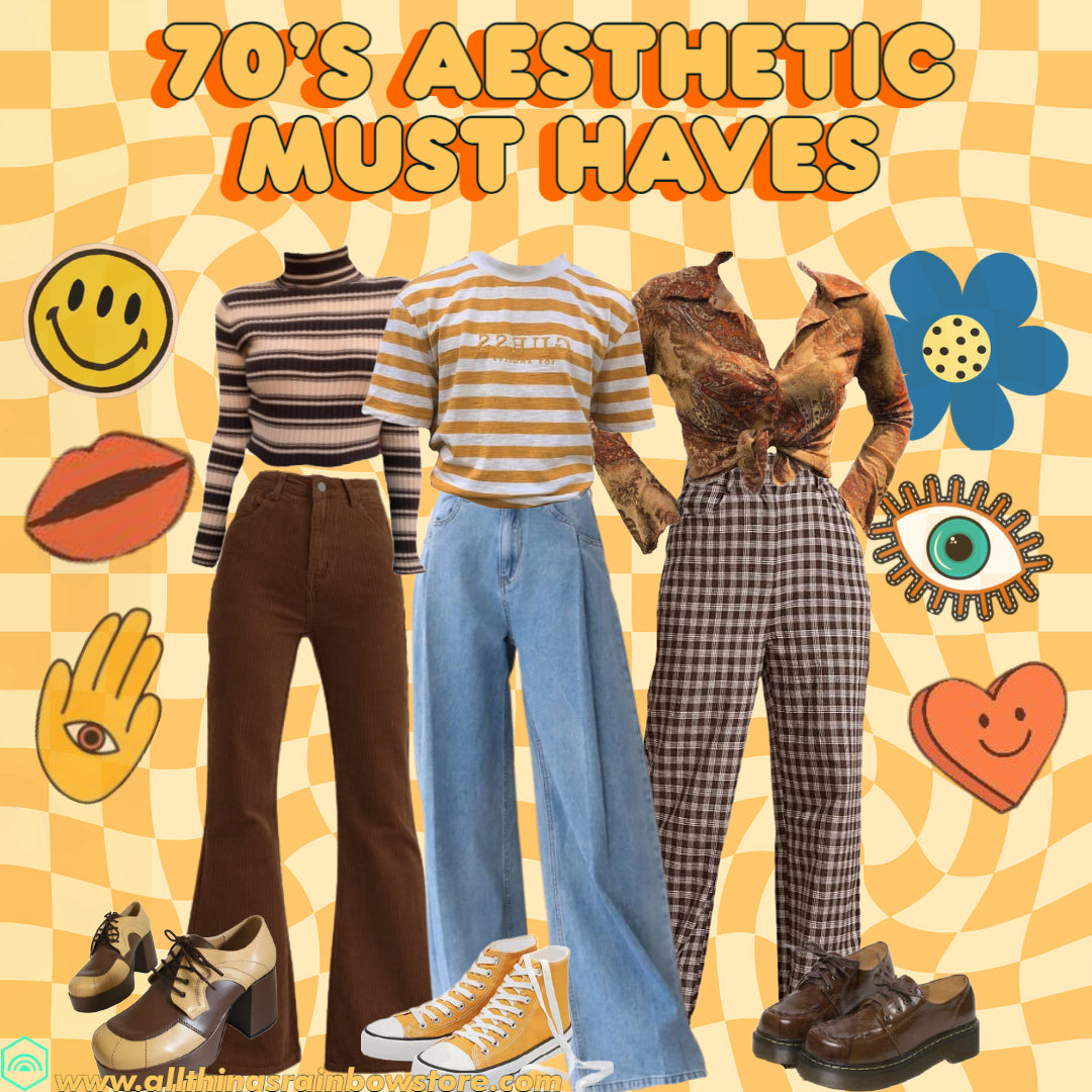 Must Haves For Your 70's Aesthetic | 70's Aesthetic Outfit Ideas