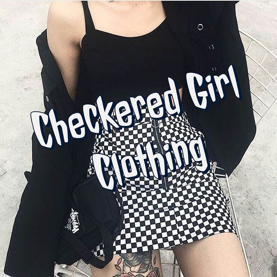 checkered girl clothing