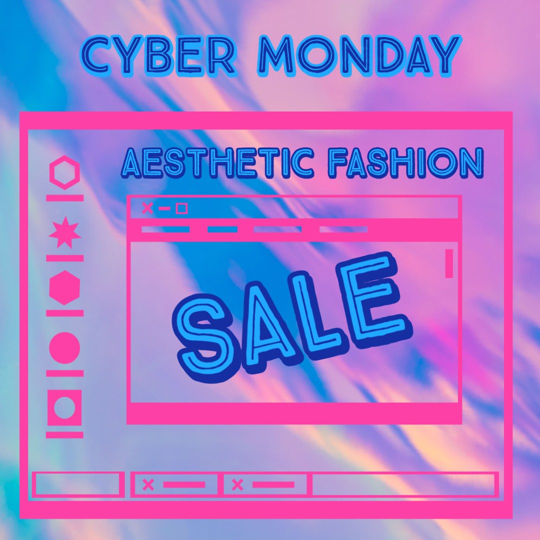 cyber monday aesthetic