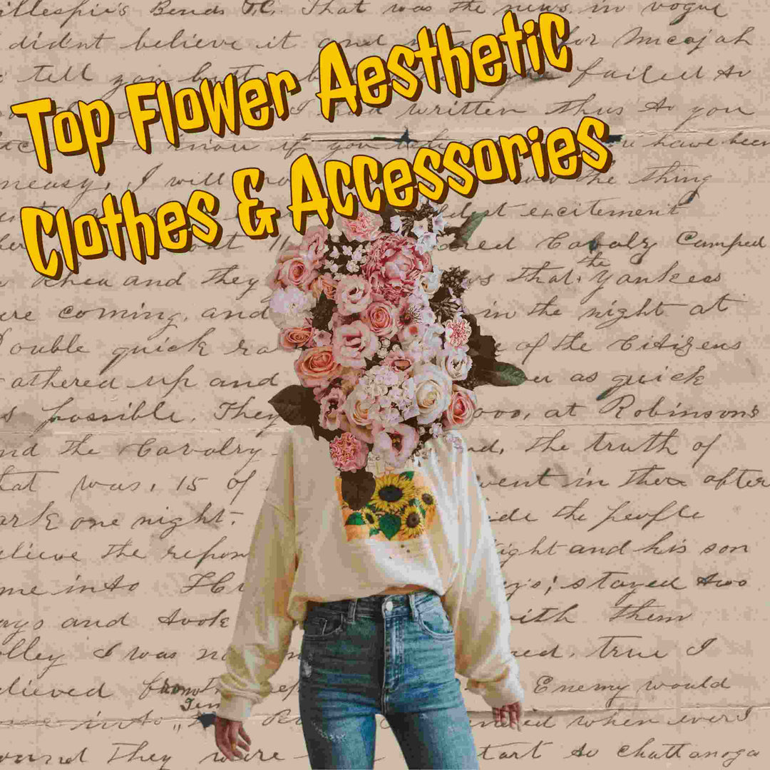 flower aesthetic clothes and accessories