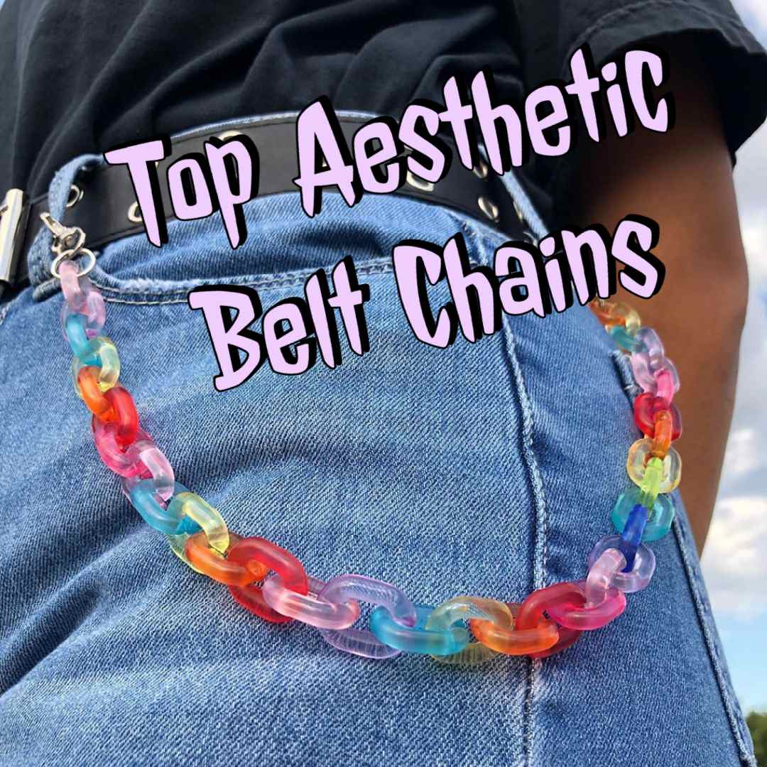 aesthetic belt chains