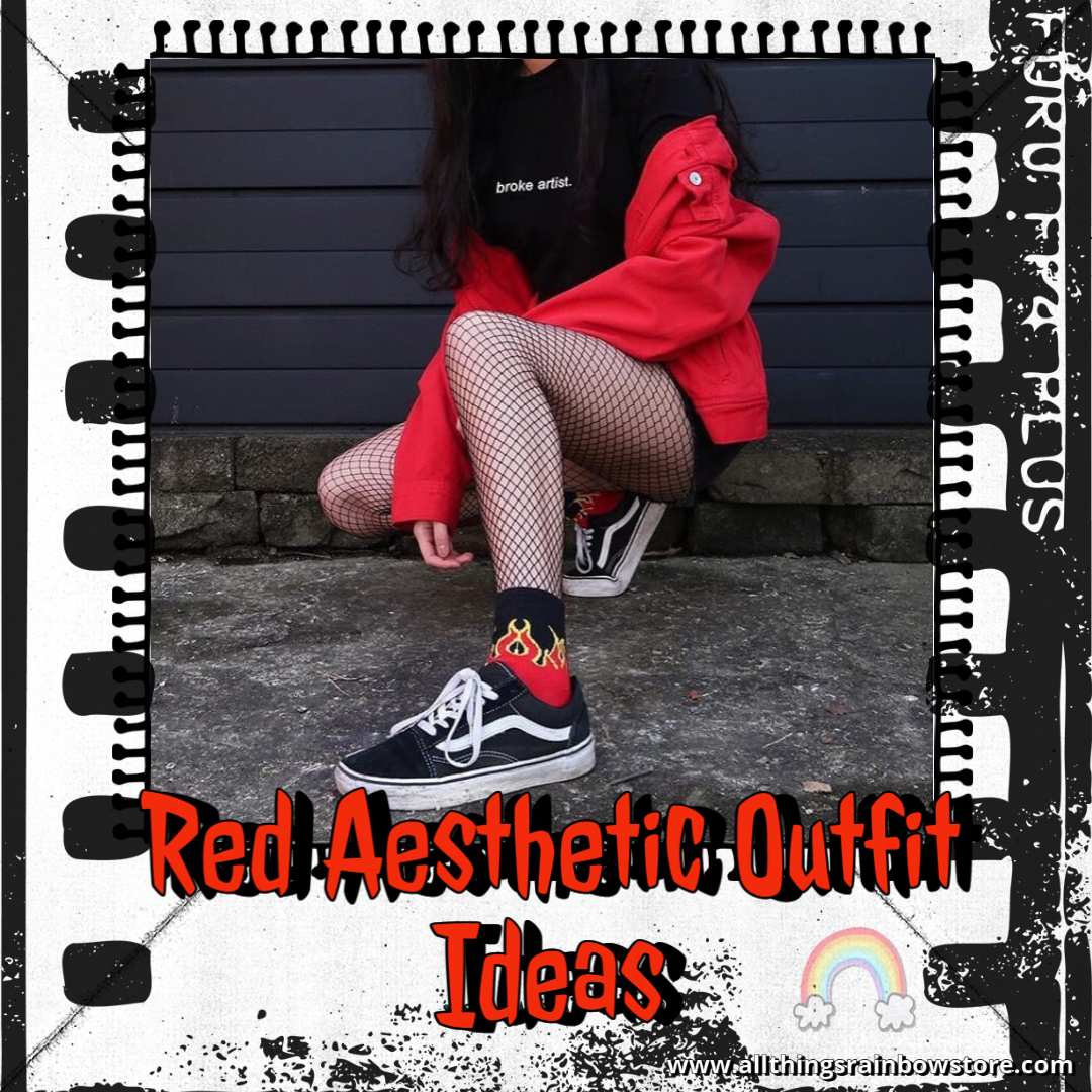 red aesthetic outfits