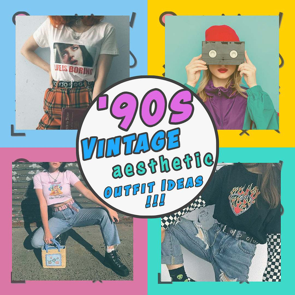 80s 90s Vintage Aesthetic Outfits | Aesthetic Fashion Blog