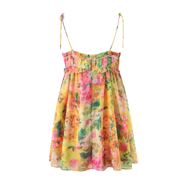 Tomato Girl Mini Dress – Vibrant Summer Sundress