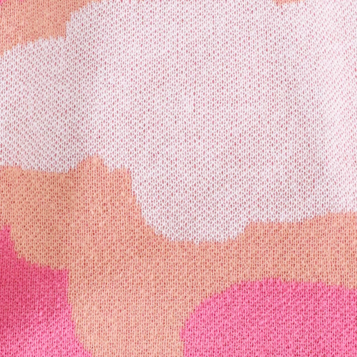 Preppy Sky Sweater – Cloud Pattern Oversized Knit Pullover