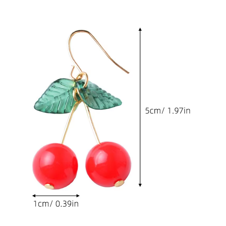 Cherry Earrings – Cute Y2K and Retro Aesthetic Jewelry