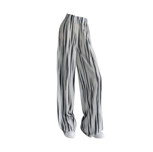 Gray Stripes Loose Pants | Aesthetic Pants