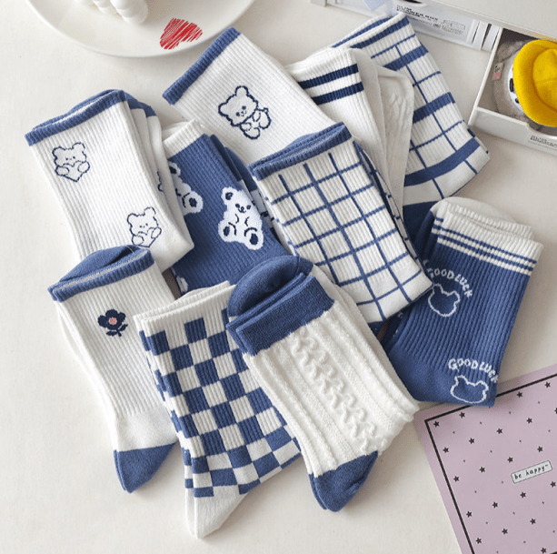 Blue Delight Socks | Aesthetic Socks