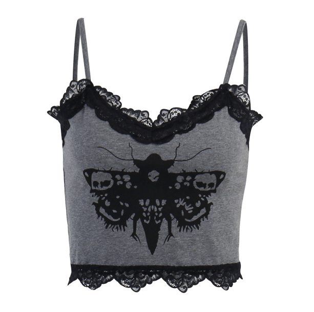 Death Moth Crop Top | Aesthetic Clothing