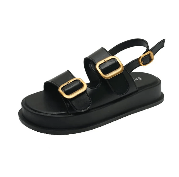 Buckle Platform Sandals - All Things Rainbow