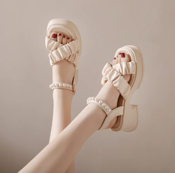 AesthetiChic Pearl Platforms