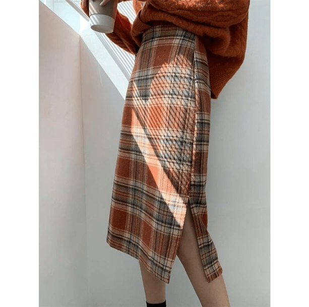 Light Academia Midi Pencil Skirt | Aesthetic Clothing