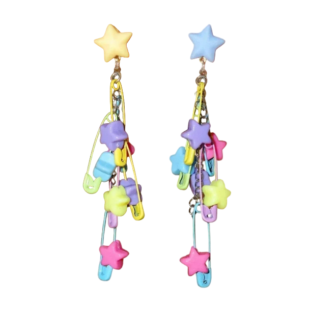 Candy Star Earrings | Aesthetic Jewelry