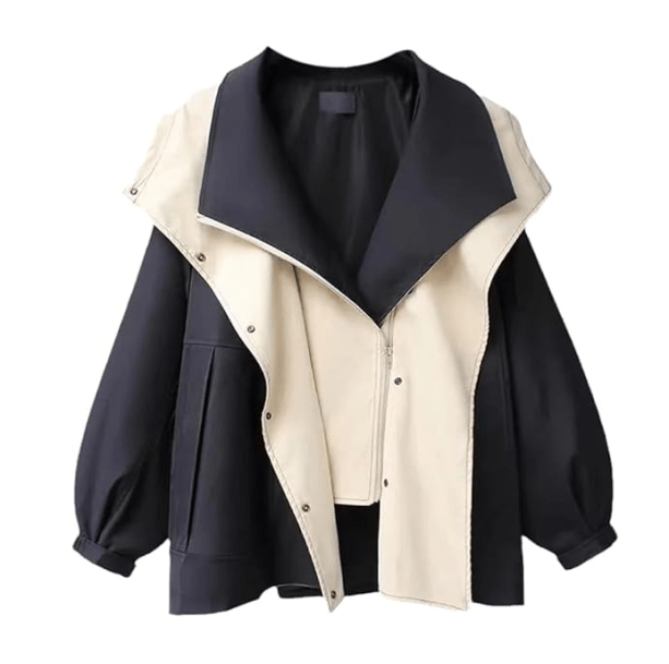 High Neck Loose Jacket