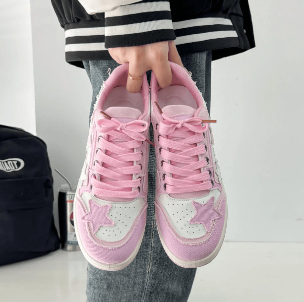 Star Skater Girl Sneakers - All Things Rainbow