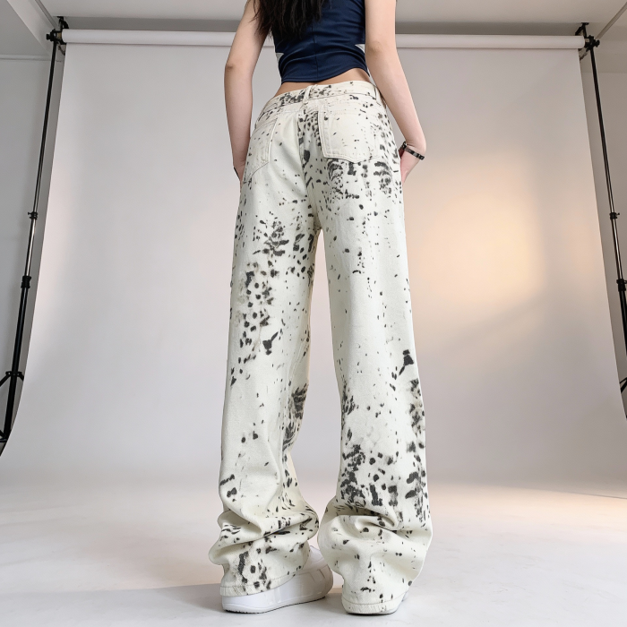 It-Girl Leopard Denim | Aesthetic Jeans