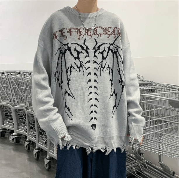 Bat Wings Cozy Knit | Aesthetic Clothes