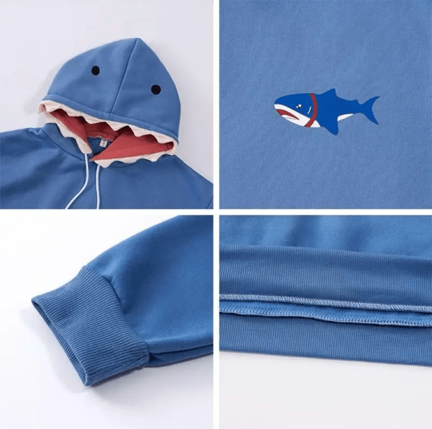 Shark Bite Hoodie - All Things Rainbow