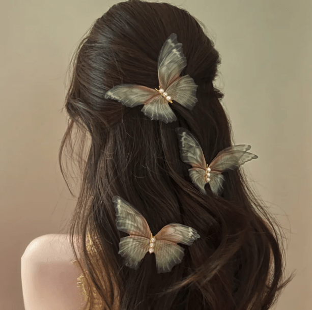 Fairycore Butterfly Hair Clips | Aesthetic Accessories