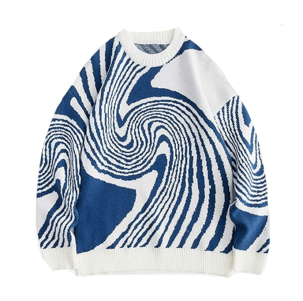 Retro Wavy Sweater - All Things Rainbow