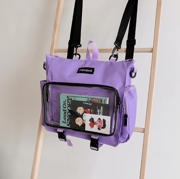 Transparent Pocket Backpack - All Things Rainbow