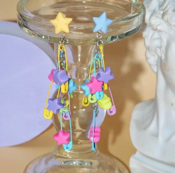 Candy Star Earrings | Aesthetic Jewelry
