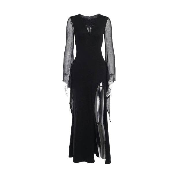 Dark Thoughts Evening Dress | Aesthetic Clothing