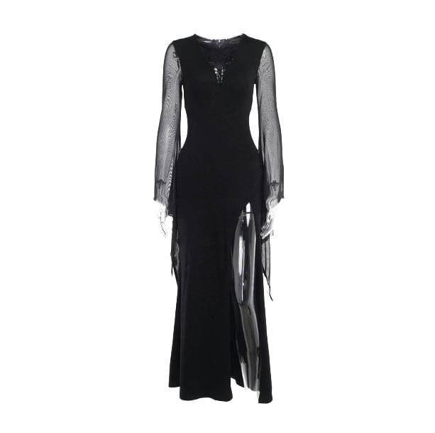 Dark Thoughts Evening Dress - All Things Rainbow