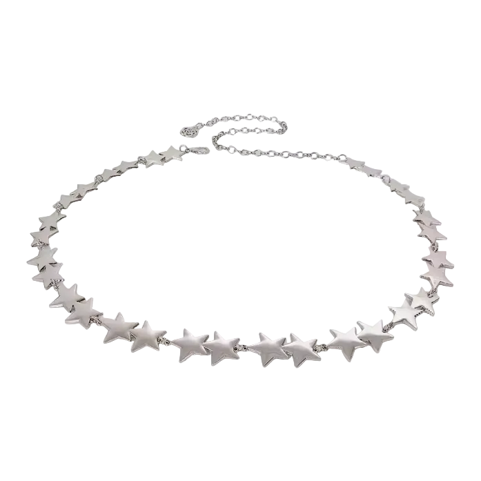 Y2K Star Chain Belt – Aesthetic Waist Accessory and Trendy Outfit Essential