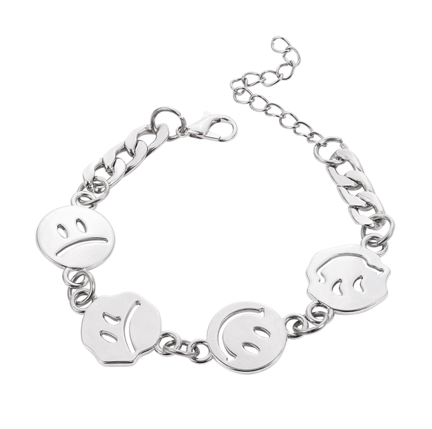 Sad And Happy Face Bracelet - All Things Rainbow