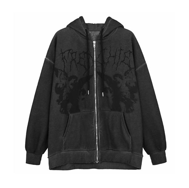 Grunge Guardian Hoodie | Aesthetic Clothes