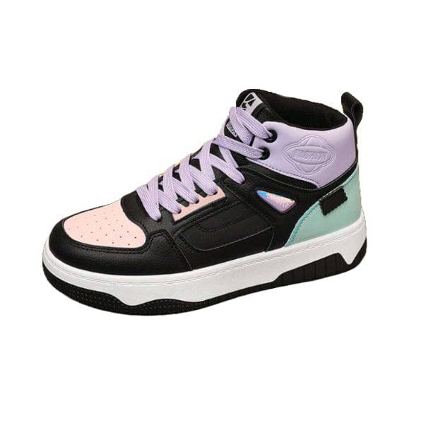 High-Top Sneakers - All Things Rainbow