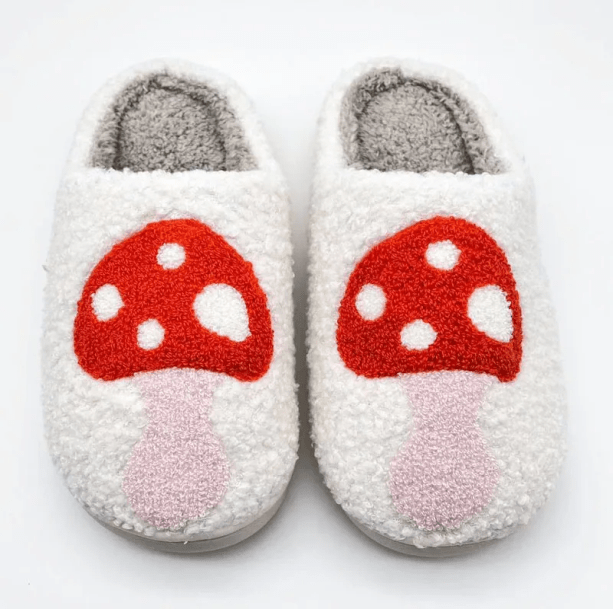 Mushroom Slippers - All Things Rainbow