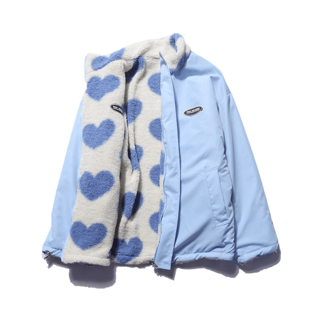 Heartflip Reversible Jacket | Aesthetic Jacket