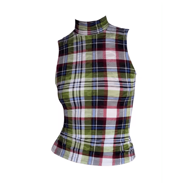 Plaid Aesthetic Tank Top