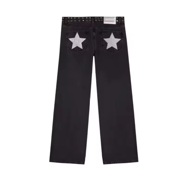 Black Star Jeans | Aesthetic Jeans