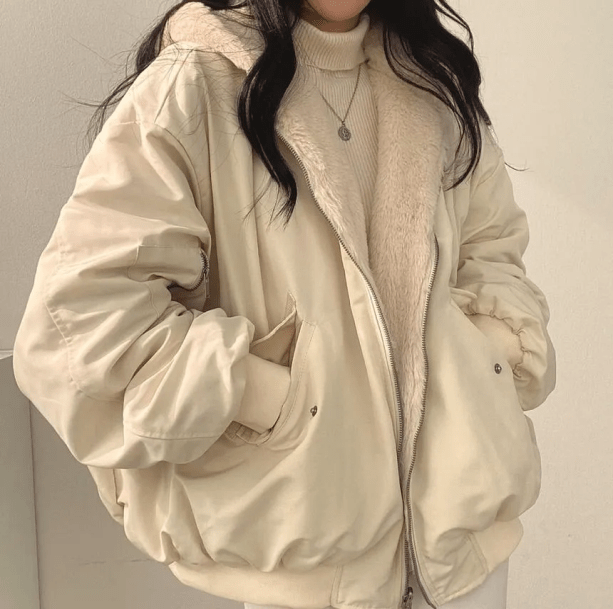 Double Sided Hooded Jacket | Aesthetic Clothes