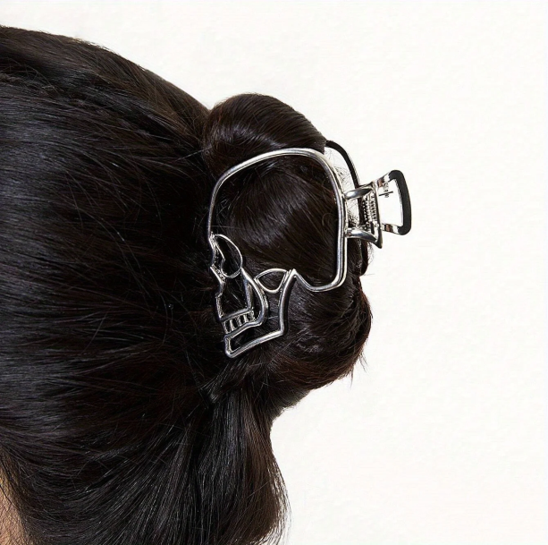 Skull Hair Clip | Aesthetic Accessories