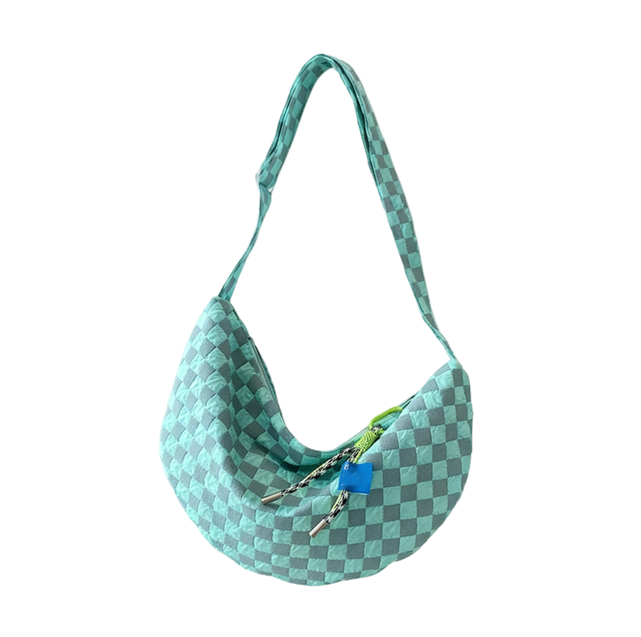 Y2K Plaid Messenger Bag | Aesthetic Bag