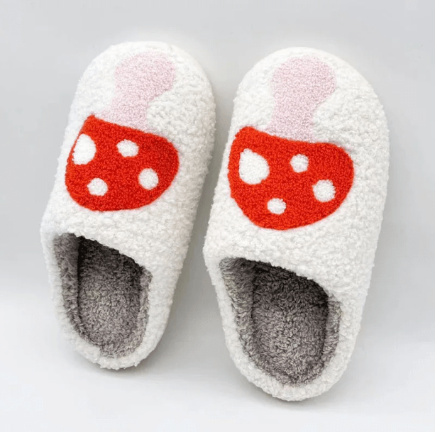 Mushroom Slippers - All Things Rainbow